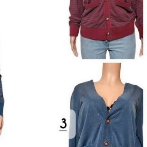 Shop brick basic crew neck short bell sleeves almond relaxed fit casual topXL,L - Picture 4 of 5